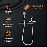 Смеситель для ванны Orange Prim M42-211cr универсальный Хром-3