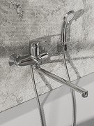 Смеситель для ванны Agger Exact A2121100 Хром-4