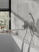 Смеситель для ванны Agger Exact A2121100 Хром-5