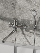 Смеситель для ванны Agger Exact A2121100 Хром-6