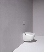 Унитаз подвесной Laufen Cleanet Riva Rimless 8.2069.1 с сиденьем Микролифт-5