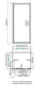 Душевой уголок WasserKRAFT Salm 90x100 27I18 профиль Хром стекло прозрачное-5
