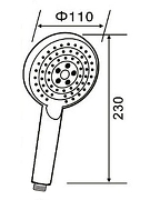 Ручной душ Orange O-Shower OS03 Хром-9