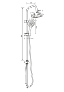 Душевая система Orange O-Shower OW02 Хром-10