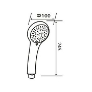 Ручной душ Orange O-Shower OS02 Хром-9