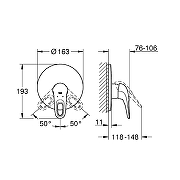 Смеситель для душа Grohe Eurostyle 19507LS3 Белая луна-1