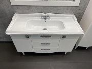 Тумба с раковиной Comforty Монако 120 00003132224 Белая-1
