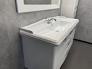Тумба с раковиной Comforty Монако 120 00003132224 Белая-3