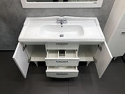 Тумба с раковиной Comforty Монако 120 00003132224 Белая-7