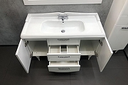 Тумба с раковиной Comforty Монако 120 00003132224 Белая-9