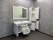 Тумба с раковиной Comforty Монако 120 00003132224 Белая-20