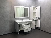 Тумба с раковиной Comforty Монако 120 00003132224 Белая-25