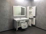 Тумба с раковиной Comforty Монако 120 00003132224 Белая-26