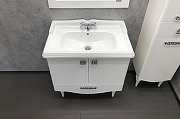Тумба с раковиной Comforty Монако 80-1 00004136578 Белая-1