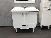 Тумба с раковиной Comforty Монако 80-1 00004136578 Белая-2