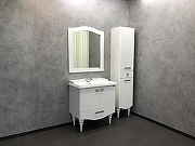 Тумба с раковиной Comforty Монако 80-1 00004136578 Белая-13