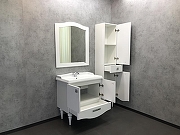 Тумба с раковиной Comforty Монако 80-1 00004136578 Белая-16