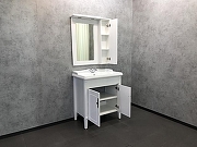 Тумба с раковиной Comforty Палермо 80 00004139245 Белая-15