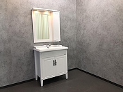 Тумба с раковиной Comforty Палермо 80 00004139245 Белая-17