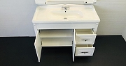 Тумба с раковиной Comforty Палермо 120 00004142367 Белая-4