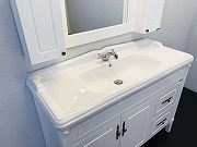 Тумба с раковиной Comforty Палермо 120 00004142367 Белая-8