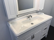 Тумба с раковиной Comforty Палермо 120 00004142367 Белая-9