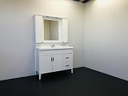 Тумба с раковиной Comforty Палермо 120 00004142367 Белая-11