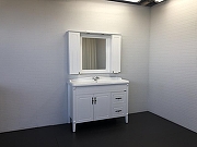 Тумба с раковиной Comforty Палермо 120 00004142367 Белая-16