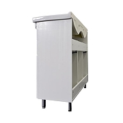 Тумба с раковиной Comforty Сочи 100 00004134582 Белая-9