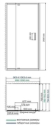 Душевой уголок WasserKRAFT Berkel 100x80 48P17 профиль Хром стекло прозрачное-10