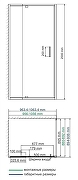 Душевой уголок WasserKRAFT Berkel 100х90 48P22 профиль Хром стекло прозрачное-10