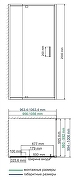 Душевой уголок WasserKRAFT Berkel 100х100 48P19 профиль Хром стекло прозрачное-10