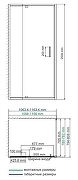 Душевой уголок WasserKRAFT Berkel 110x80 48P14 профиль Хром стекло прозрачное-10