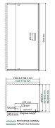 Душевой уголок WasserKRAFT Berkel 110x90 48P15 профиль Хром стекло прозрачное-10