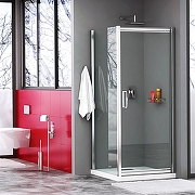 Душевой уголок WasserKRAFT Salm 100x100 27I19 профиль Хром стекло прозрачное-4