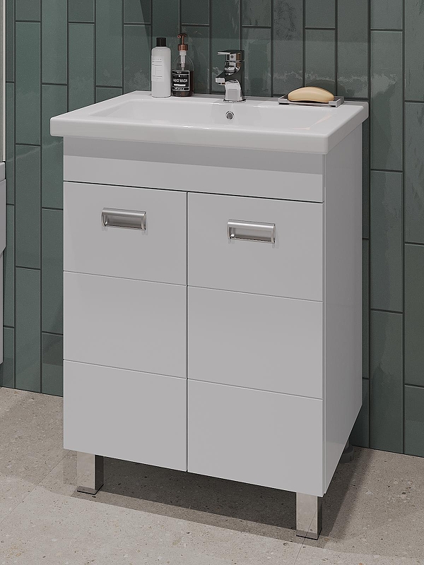 Тумба с раковиной Orange Таис 60 Ta-60TUW+RA напольная 