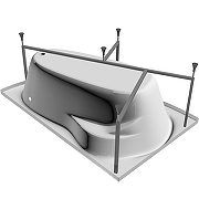 Акриловая ванна Relisan Ariadna 170x110 R Гл000000538 без гидромассажа-5