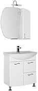 Зеркало со шкафом Aquanet Моника 75 R 186774 Белое-2