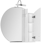 Зеркало со шкафом Aquanet Моника 85 R 186775 Белое-1