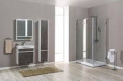 Шкаф пенал Aquanet Коста 35 R 188408 подвесной Дуб антик Белый-2
