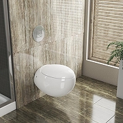 Унитаз Grossman GR-4442 подвесной цвет Белый с сиденьем Микролифт-4