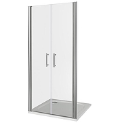 Душевая дверь Good Door Mokka SD-100-C-WE 100 профиль Алюминий белый стекло прозрачное-1