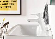Комплект смесителей Kludi Pure&Easy 370289165+376819165+606609100 Белый-4