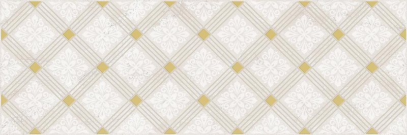 Декор Laparet Royal AD\F483\60049 Белый Глянцевый 