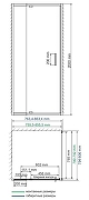 Душевой уголок WasserKRAFT Berkel 80x80 48P02 профиль Хром стекло прозрачное-10