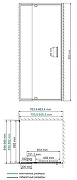 Душевой уголок WasserKRAFT Berkel 80x90 48P28 профиль Хром стекло прозрачное-10