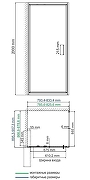 Душевой уголок WasserKRAFT Salm 80x90 27I28 профиль Хром стекло прозрачное-5