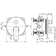 Смеситель для душа Ideal Standard Connect Air A7035AA Хром-5
