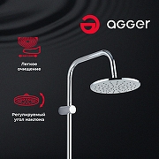 Душевая система Agger A0193500 Хром-3